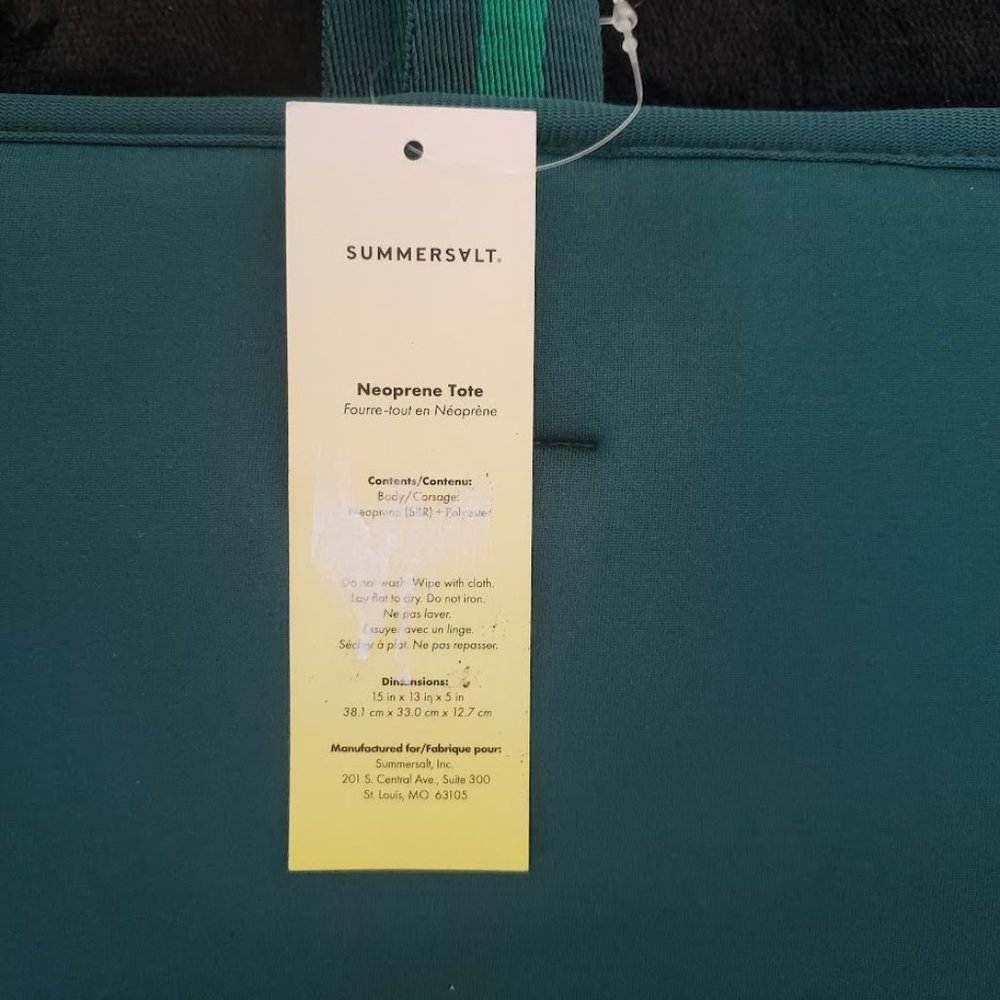 Summersalt Dual-Tone Green Tote - Picture 4 of 6